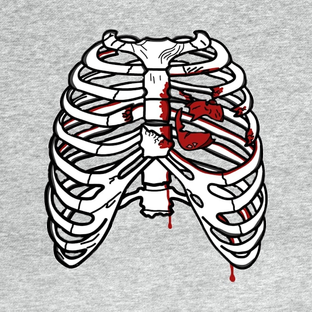 Bloody Rib Cage by Coolsville